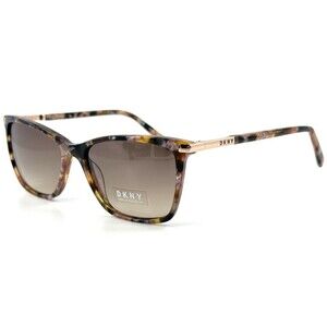 DKNY DK539S Womens Plastic Sunglass 237 Dark Tortoise 55-16 w Case